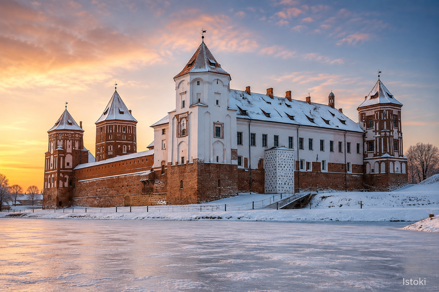 Автобус| Новогодние огни над старинными замками из Воронежа