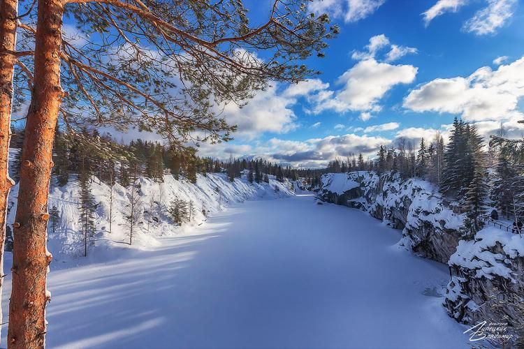 Карелия в новогодних узорах